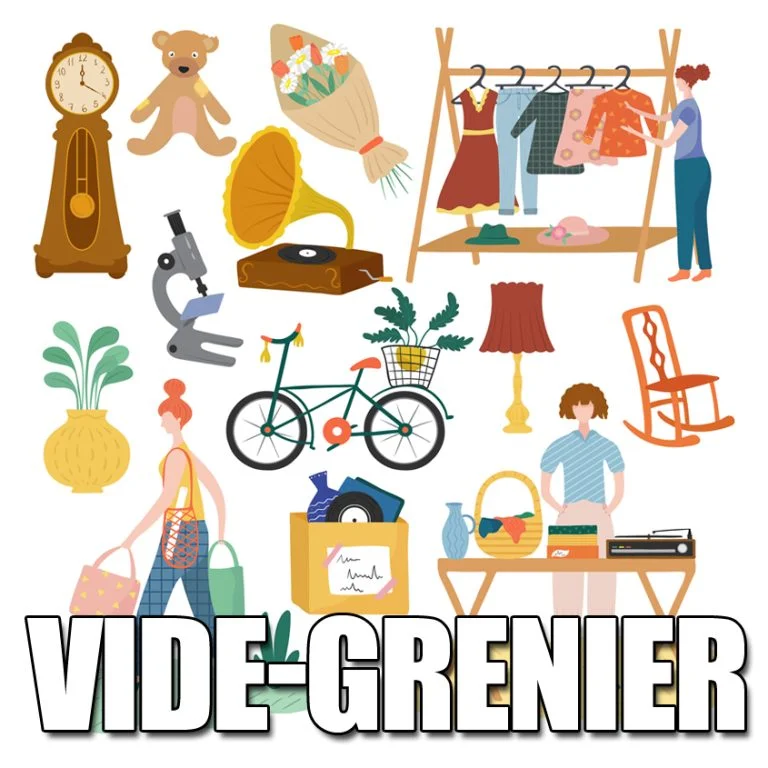 Vignette du vide-grenier du comité de quartier de Bregille